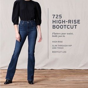 Levi’s 725 high-rise bootcut.